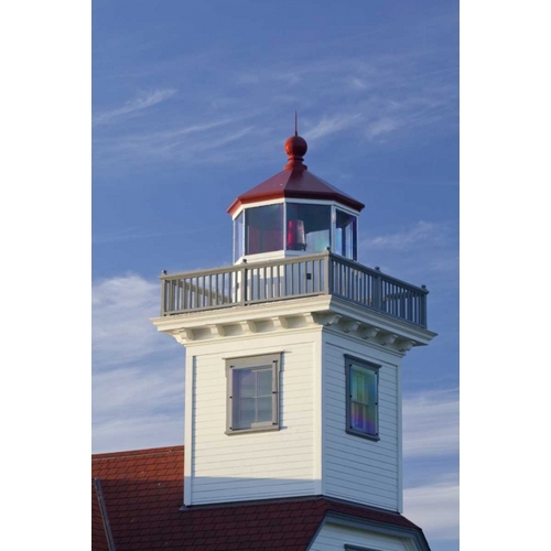 WA, San Juans Top of Patos Island Lighthouse